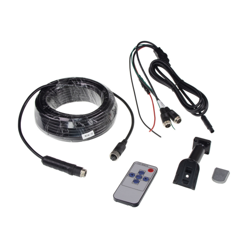 Príslušenstvo kamerového systému s 7" LCD monitorom na držiak zrkadla, kamerou a 15m káblom