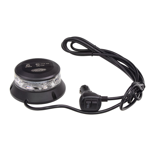 Ovládání modro-červeného 12/24V 36W LED majáku ECER10