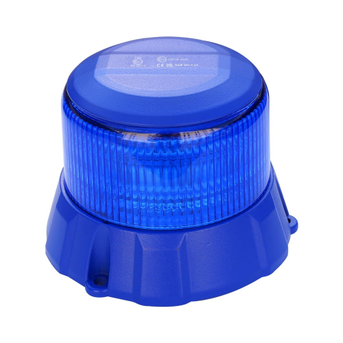 12/24V modrý 48W LED maják ECER65