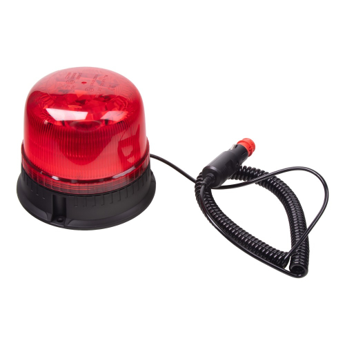 Magnetický 12/24V červený LED maják, ECER65