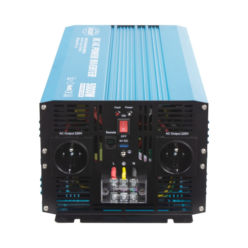Vstupy 5000W sínusového meniča napätia z 24V DC na 230V AC