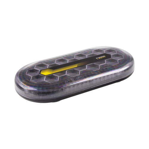 Magnetická oranžová 60xLED rampa, 12-24V,ECER65