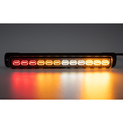 LED združená lampa zadná s výstražným oranžovým svetlom, 12-24V, ECE R65
