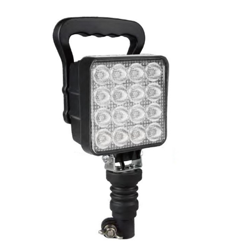 12/24V pracovné 16x3W LED svetlo na držiak