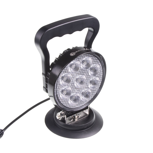 Okrúhle pracovné 10-30V LED svetlo s magnetom