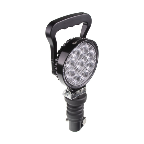 Okrúhle pracovné LED svetlo 12-24V s uchytením na hrot