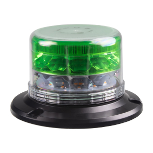 LED maják 12/24V - 24x LED/zeleno-oranžový/magnet (150x85mm)