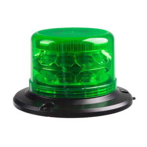 LED maják 12/24V - zelený / 24x LED / magnet (150x85mm)