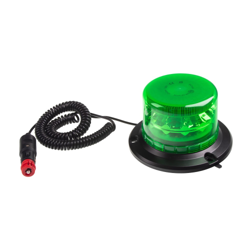 12/24V zelený 24xLED maják s magnetom