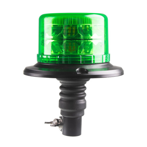 LED maják, 12-24V, 24xLED zelený, na hrot