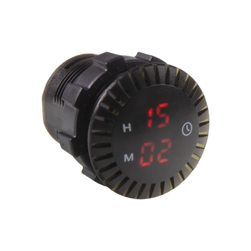 Digitálne LED hodiny 12-24V, červené