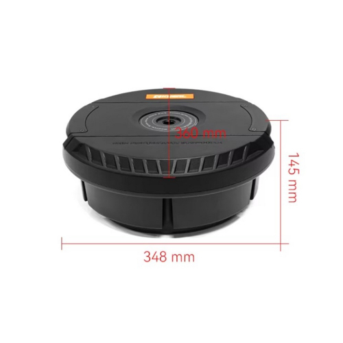 Rozmery 300W aktívneho subwooferu do rezervy