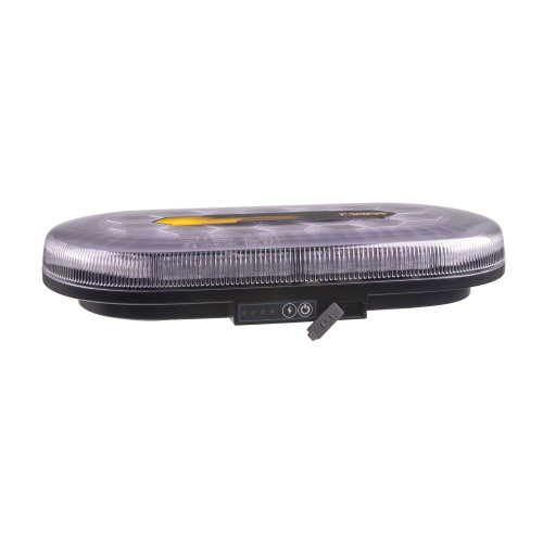 Použitie modro-červenej nabíjacej batériovéj 48xLED rampy s magnetom, 328mm,ECER65