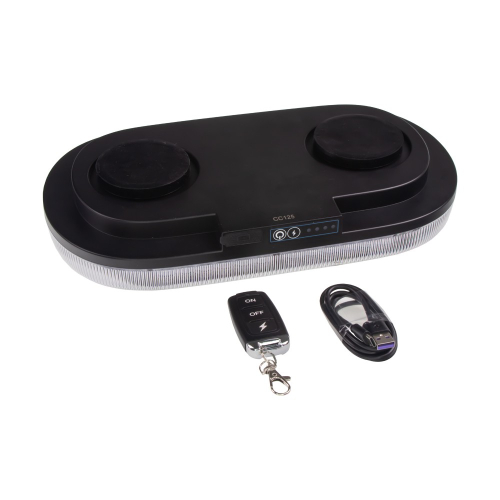 Príslušenstvo modrej nabíjacej batériovéj 48xLED rampy s magnetom, 328mm,ECER65