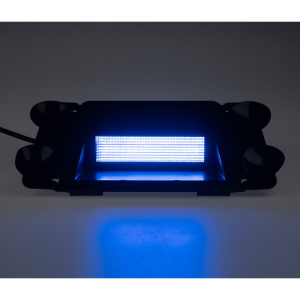 Vnitřní modrý LED predátor - 18x 1,5W / ECE R65 (252x116x76mm)