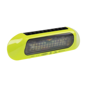 LED svetlo nástenné / cúvacie - biele 57W / 10-30V / R10, R148 / žltý kryt (236x80x37mm)