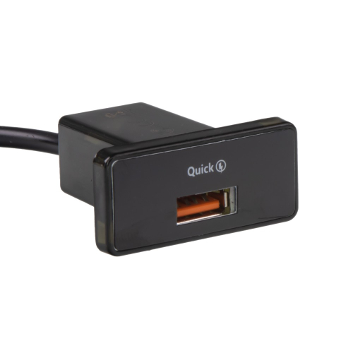 USB nabíjačka QC3.0 do panelu. 12/24V