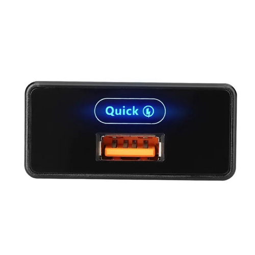 Panelová 12/24V nabíjačka USB QC3.0