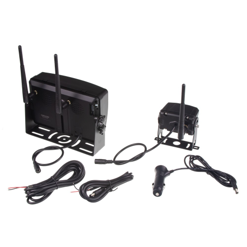 Příslušenství kamerového systému do auta se 7" monitorem, 4CH, DVR, BSD