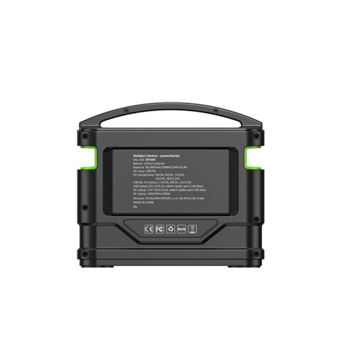 Veľkosť nabíjacej stanice s powerbankou, 80.000mAh, AC-300W