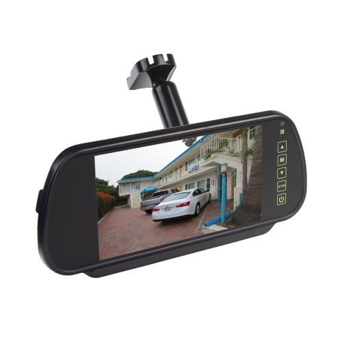 AHD monitor 7" na držiak zrkadla s 2 x 4PIN vstupmi