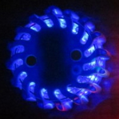 Použitie výstražných vodotesných modrých LED svetiel