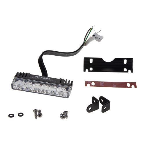 Príslušenstvo červeného výstražneho SLIM LED predátor do mriežky 12-24V,ECER65