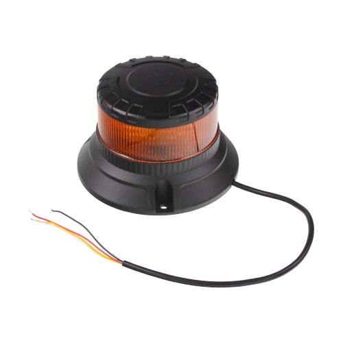 Oranžový Heavy Duty LED maják 16x1W LED, 12-24V ECER65