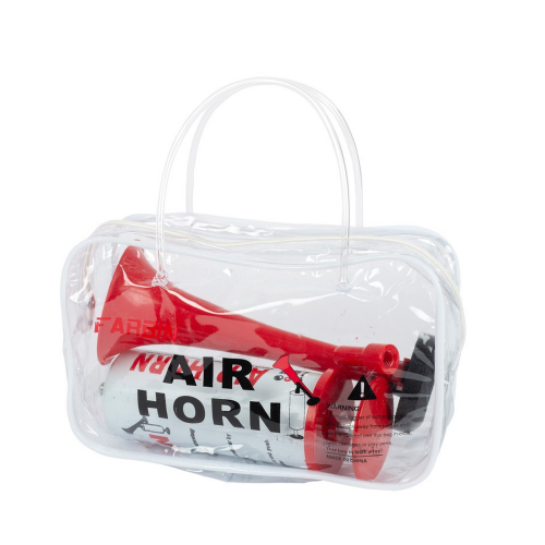 Príslušenstvo klaksóna/fanfáry s ručnou pumpou Air Horn Red