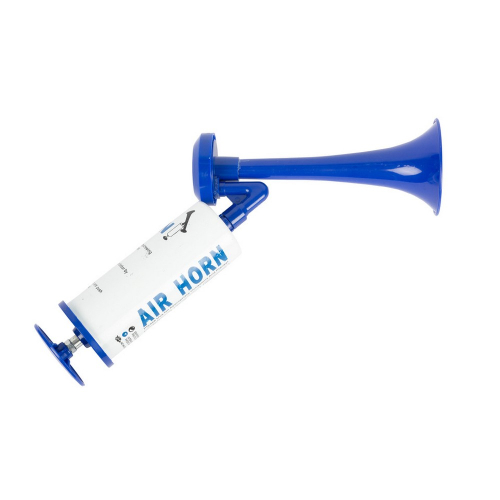 Vzduchová houkačka s ruční pumpou Air Horn Blue