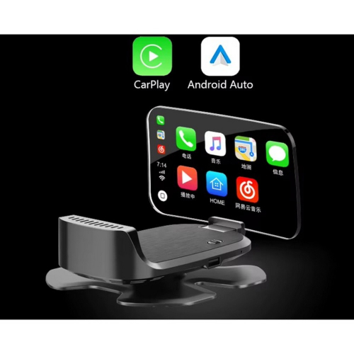 Použitie HEAD UP DISPLEJA so zobrazením CarPlay a Android Auto, reflexná doska