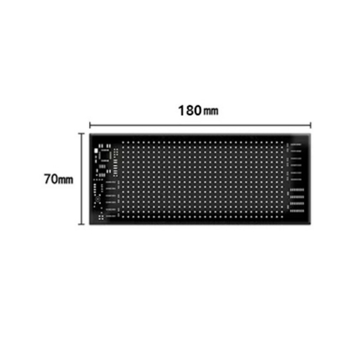 Příslušenství Matrix LED panelu ďáblovy oci "Devil eyes", 7 x 18cm