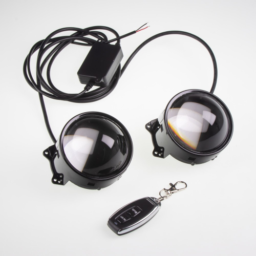 LED projektory "Devil Eyes" v čočkách