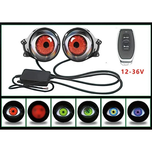 Možnosti použitia LED projektorov "Devil Eyes"