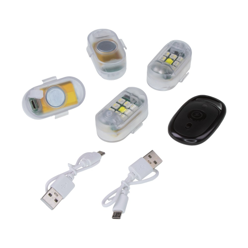 Príslušenstvo AKU LED výstražných svetiel na motocykel