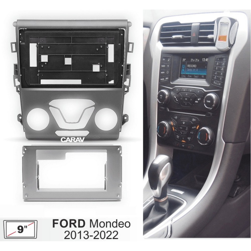 Použitie rámčeka pre 9" autorádio FORD Mondeo 2012-2022
