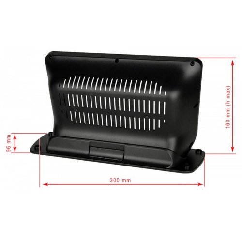 Rozmery rámika pre montáž 10" autorádia na palubnú dosku