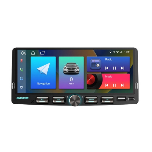 Multimediálne 1DIn autorádio s 6,86" LCD, Android, WI-FI, GPS, CarPlay, Bluetooth, 3xUSB 1xUSB-C