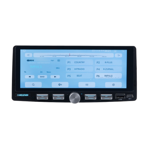Funkcie multimediálneho 1DIN autorádia s 6,86" LCD, Android, WI-FI, GPS, CarPlay, Bluetooth, 3xUSB 1xUSB-C