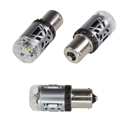 Biele 23W LED autziarovky BA15S