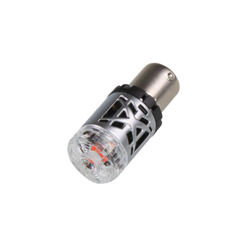 LED BA15S červená, 12V, 23W CAN-BUS, 360°