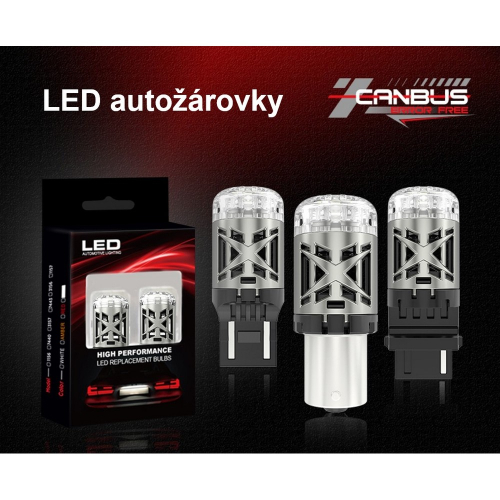 Použitie 23W červených CANBUS LED autožiaroviek BA15s