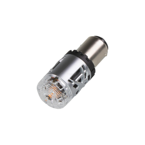 LED autožárovky BAY15d / 12V - oranžové dvouvláknové 23W / 360 ° / CANBUS (2ks)