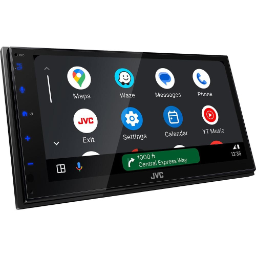 Funkce 1DIN/2DIN autorádia JVC KW-M695DBW s DAB+ / FM / 6,8" displej / USB / AUX / Bluetooth / Apple CarPlay / Android Auto