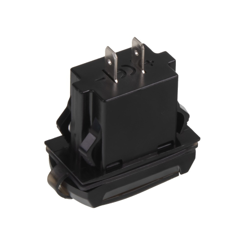 12/24V nabíjačka USB QC3.0 s USB-C a červeným voltmetrom