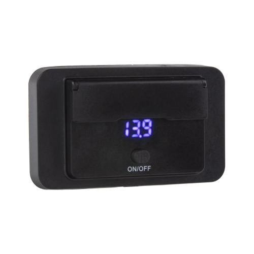 Použitie 12/24V 2xUSB QC3.0 a 2xUSB-C nabíjačky s voltmetrom