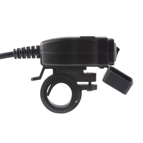 Uchytenie motocyklovej USB QC3.0 a USB-C nabíjačky s voltmetrom
