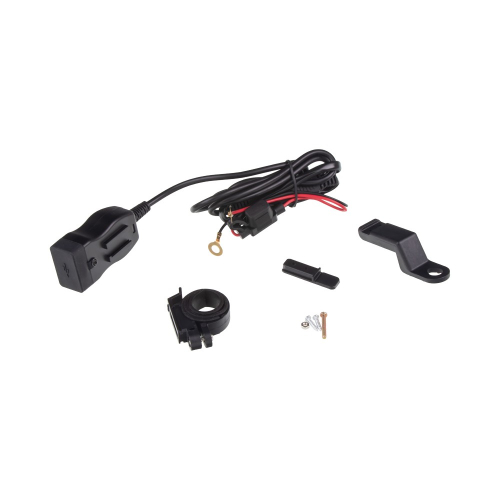 Príslušenstvo motocyklovej USB QC3.0 a USB-C nabíjačky s voltmetrom