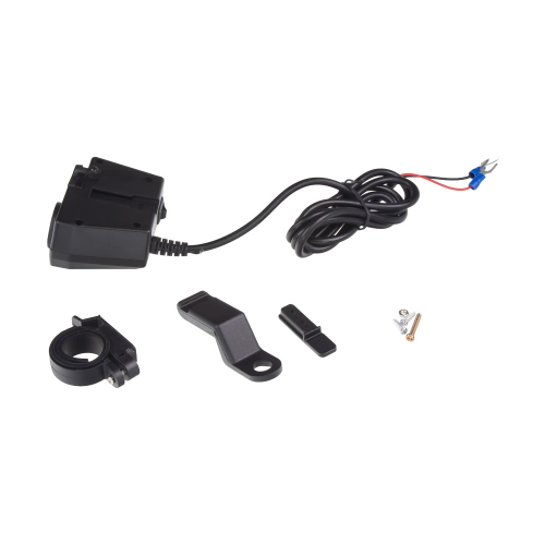Príslušenstvo motocyklovej USB QC3.0 a USB-C nabíjačky s teplomerom a Voltmetrom