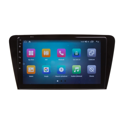 Použitie multimediálneho autorádia Škoda Octavia III 2013-2018 s 10,1" LCD, Android, WI-FI, GPS, CarPlay, 4G, Bluetooth